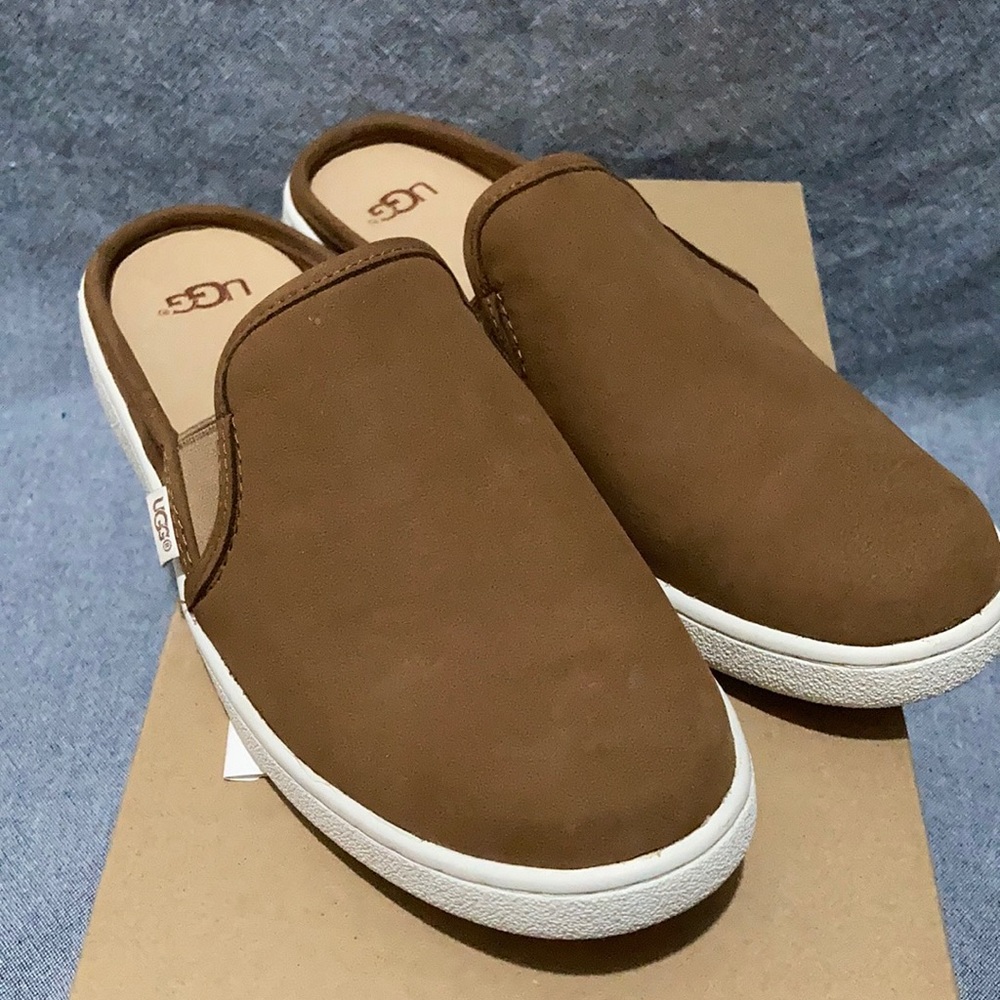Ugg Brown Suede Slip-ons